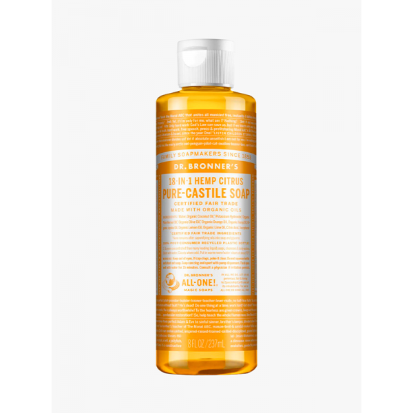 Dr. Bronner's All-one gel naranja pura castilla